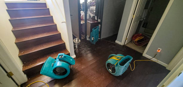 Water damage restoration process in Weston, NJ